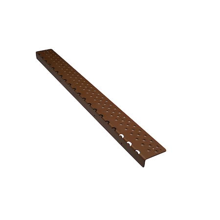 Handi Treads Non-Slip Aluminum Nosing, 30in x 2.75in, Brown, incl. screws NSN122730BRT